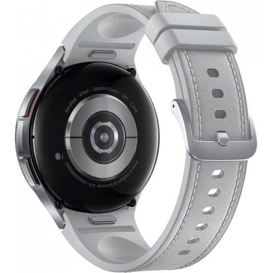 Samsung Galaxy Watch6 Classic Smartwatch (Bluetooth, 47 mm) – Silber