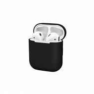 Flüssige Silikon-Schutzhülle für Apple AirPods  - Schwarz