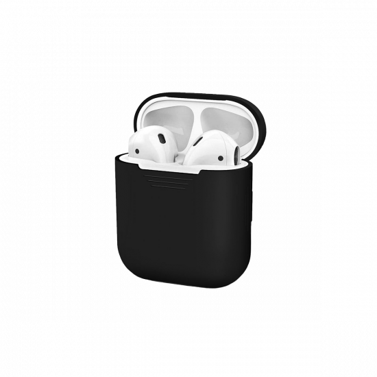 Liquid Silicone Case for Apple AirPods  - Black