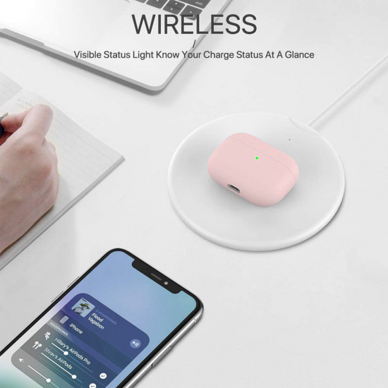 Liquid Silikon Hülle für Apple Airpods Pro - Pink