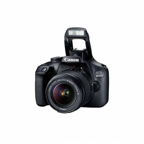 Canon EOS 4000D Kit mit 18-55 III Objektiv Digital SLR Kamera