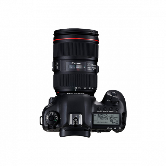 Canon EOS 5D Mark IV SLR-Digitalkamera (24-105mm F/4L IS II USM Objektiv, 30,4MP) - Schwarz