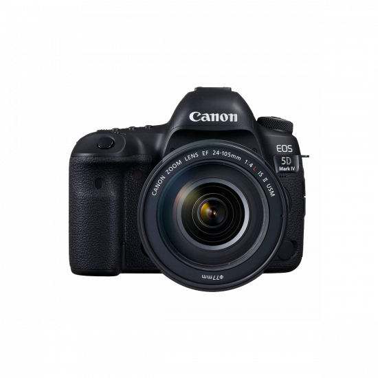 Canon EOS 5D Mark IV SLR-Digitalkamera (24-105mm F/4L IS II USM Objektiv, 30,4MP) - Schwarz