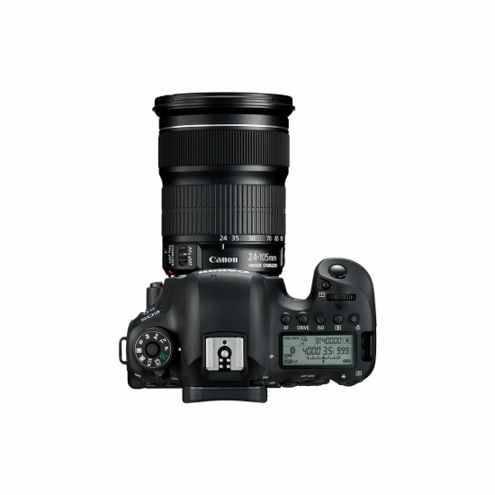 Canon EOS 6D Mark II SLR-Digitalkamera mit EF 24-105mm F3.5-5.6 IS STM Objektiv - Schwarz