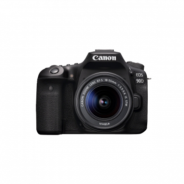 Canon EOS 90D DSLR Kamera with EF-S 18-55 mm f/3.5-5.6 IS STM Objektiv