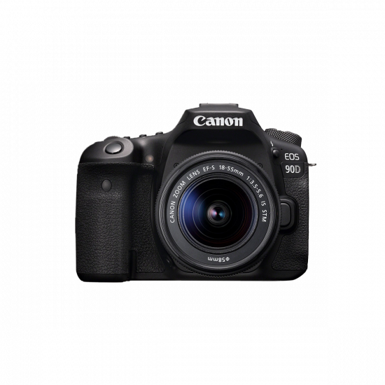 Canon EOS 90D DSLR Camera with EF-S 18-55 mm f/3.5-5.6 IS STM Lens