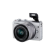 Canon EOS M100 Spiegellose Kamera mit EF-M 15-45 mm f/3.5-6.3 IS STM Objektiv - Weiß